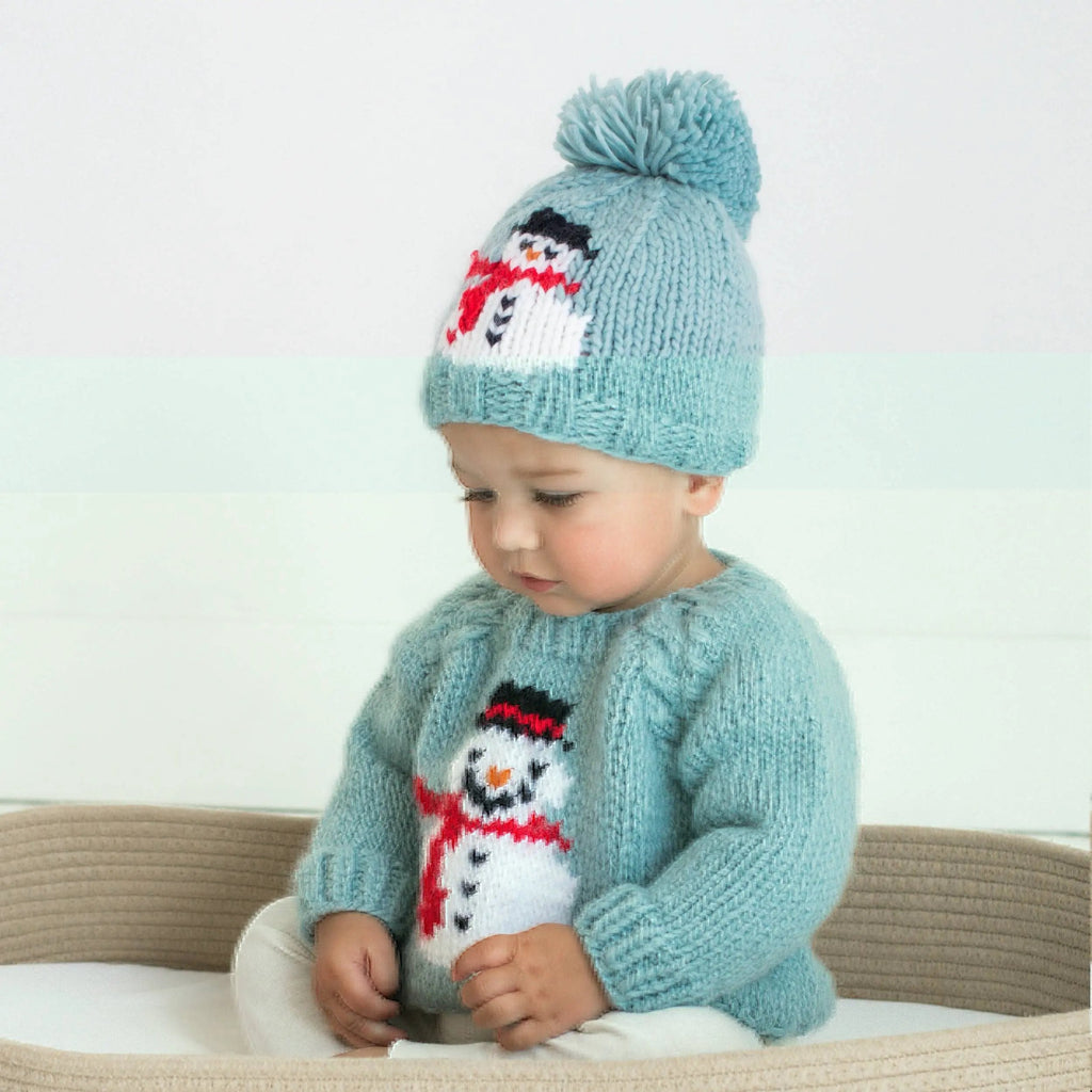 Frosty Snowman Surf Crew Neck Sweater Baby & Toddler - Baby Christmas Sweater