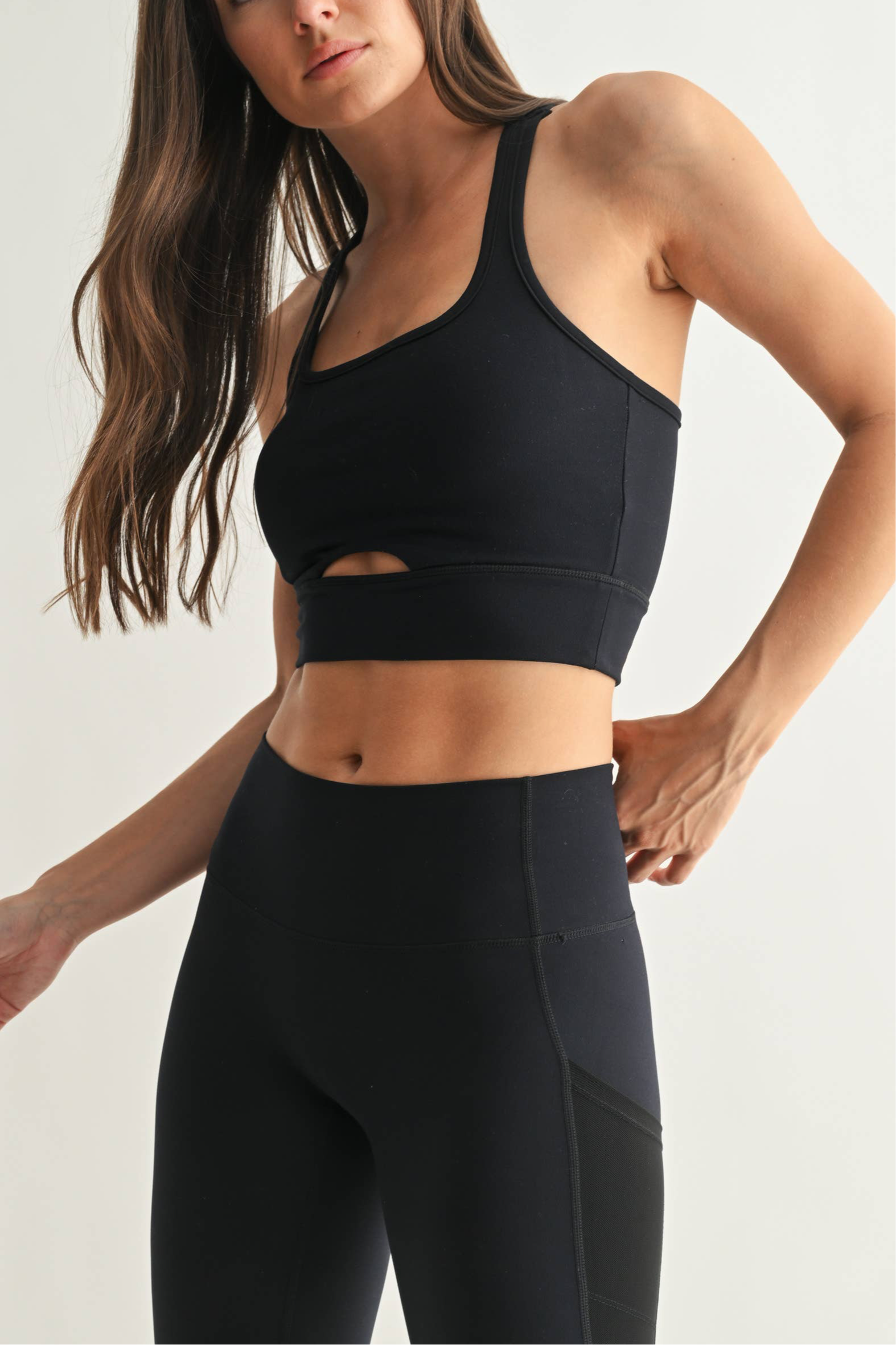 Strength meets style in the AirFlex Mesh Racerback Sports Bra