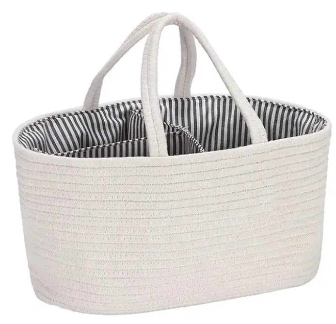 Diaper Caddy Organizer - Cream/Off White