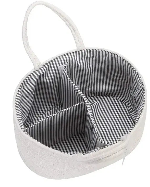 Diaper Caddy Organizer - Cream/Off White