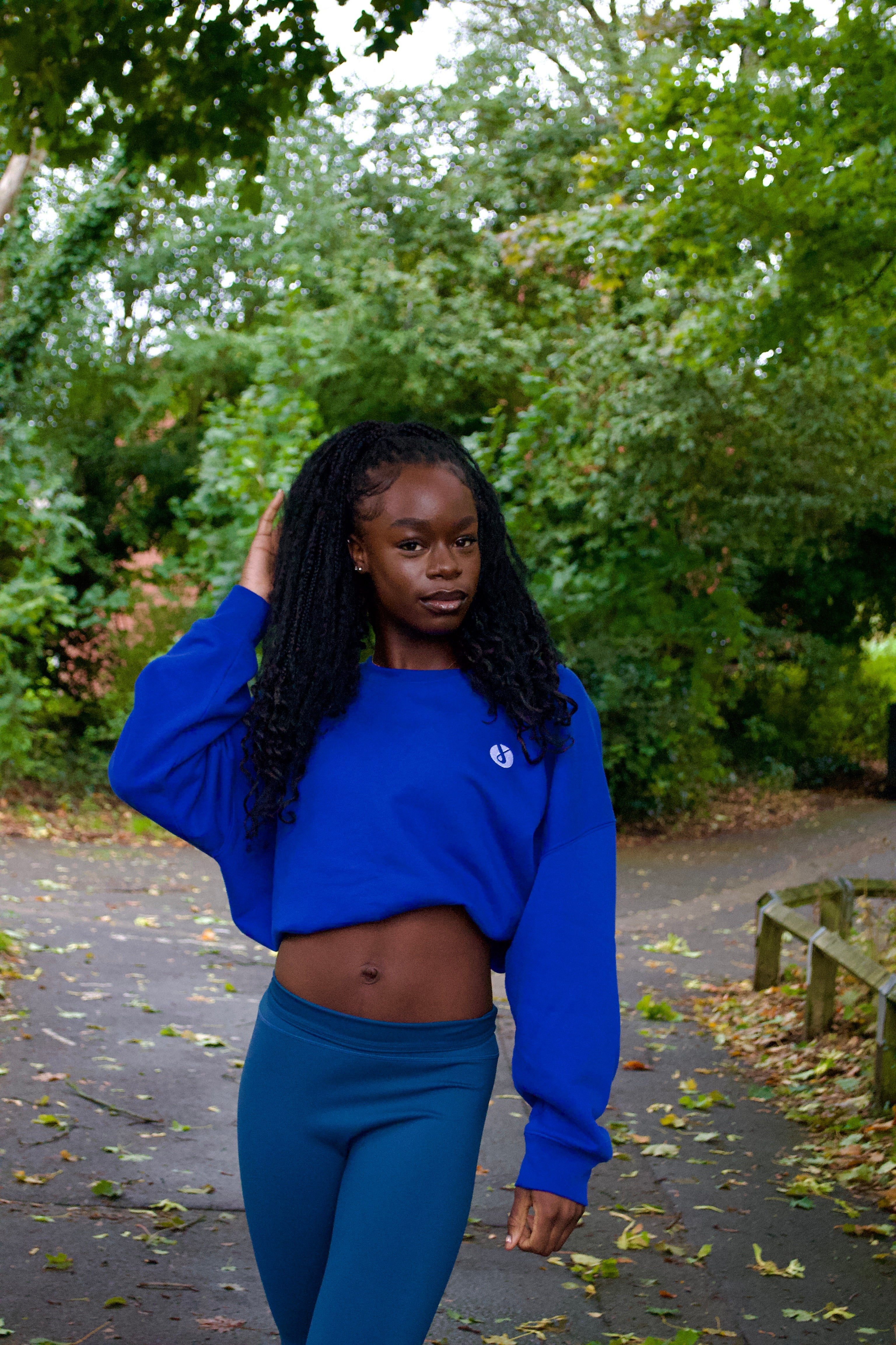 Womens' Sweatshirt | Drop Shoulder Sweatshirt | Royal Blue