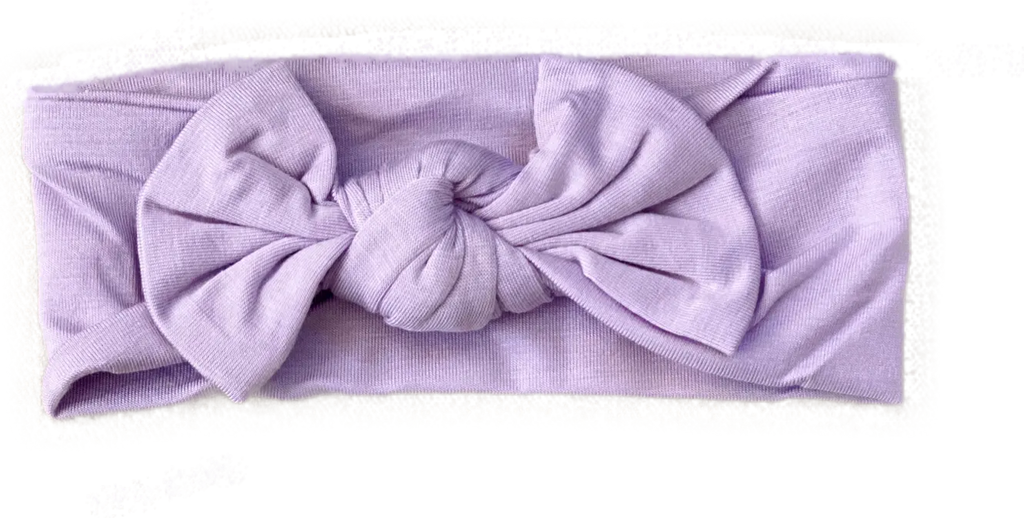 Swaddle Blanket, Hat and Headband Set - Purple