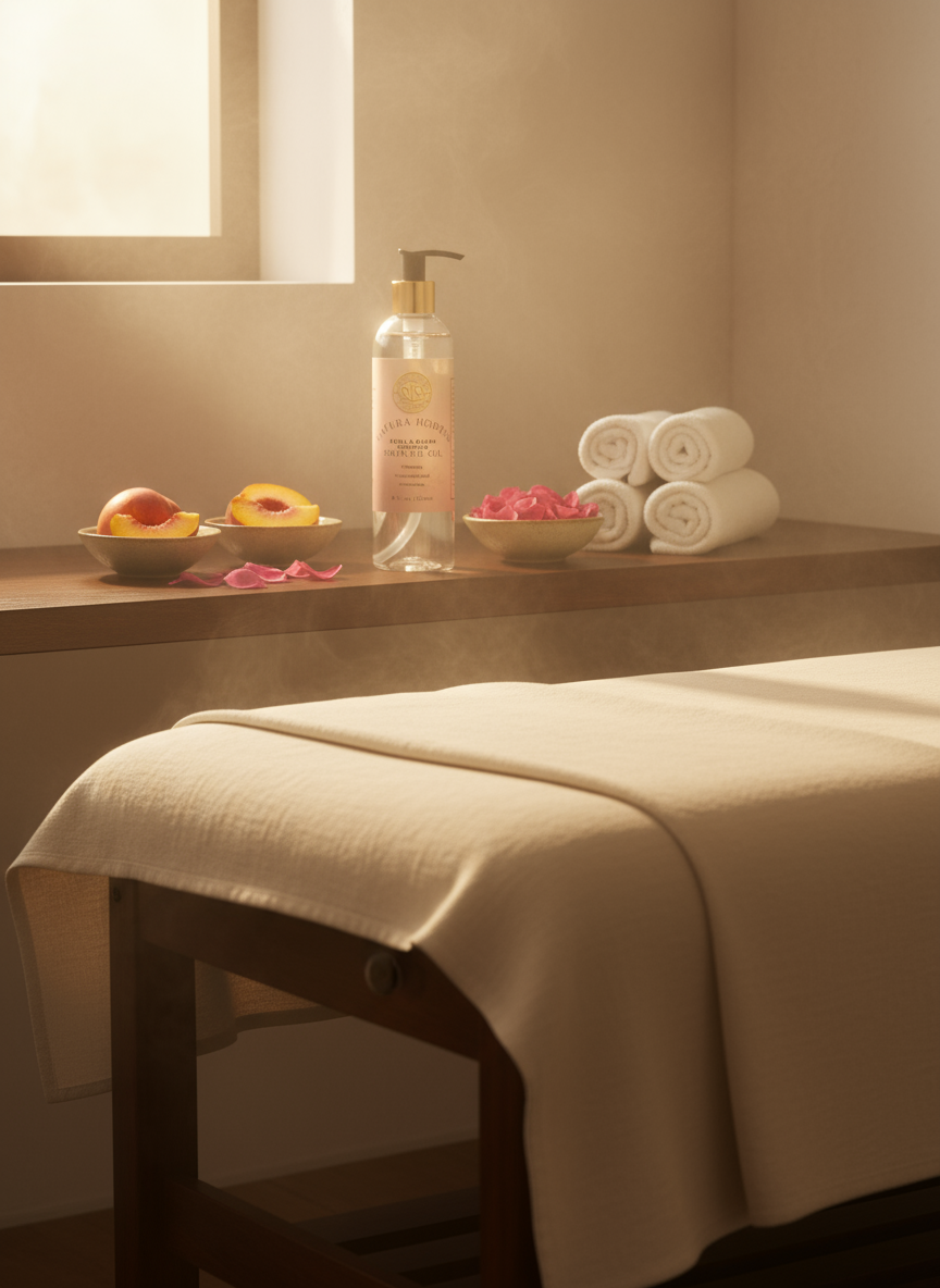 Mafura Hortus Petal and Pear Shower Oil